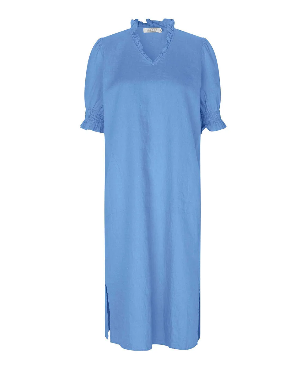 Nydela Smock-Sleeve Dress