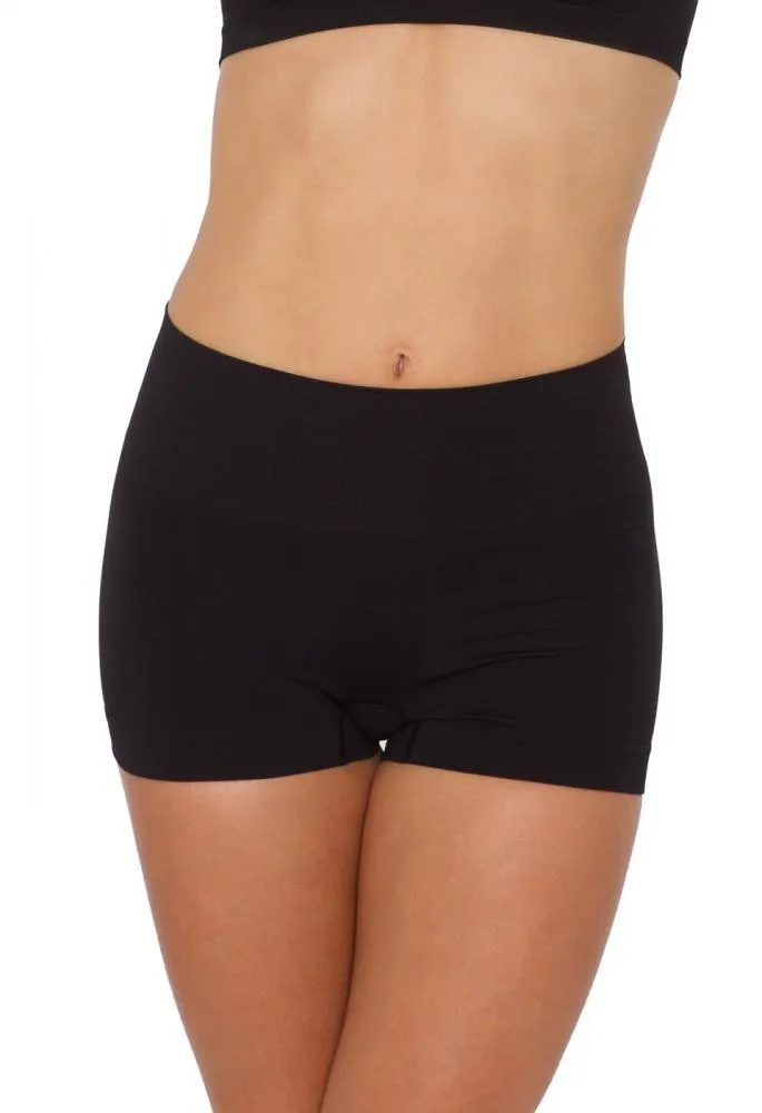 Plié Emana Boxer with Waistline Strap Black