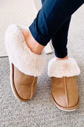 Plush Suede Winter Home Slippers