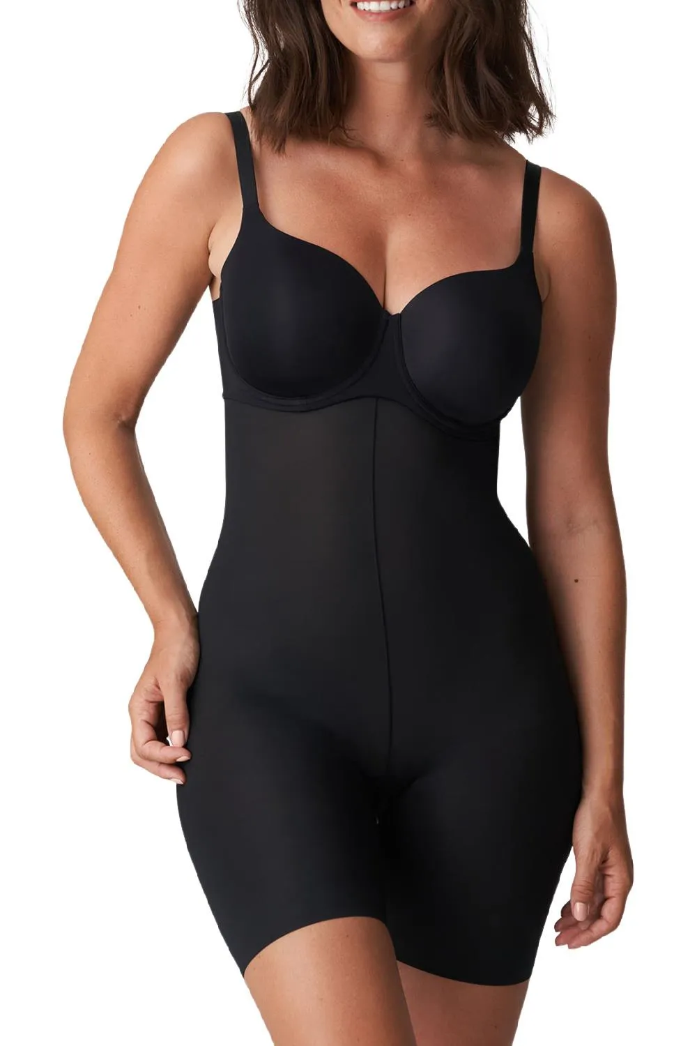 Prima Donna Figuras Thigh Control Shapewear, Charcoal (0563255)