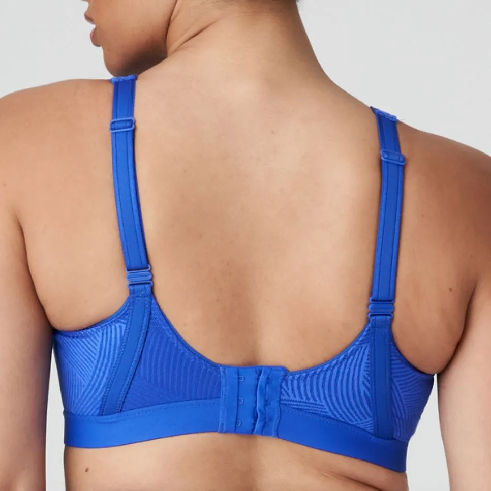 Prima Donna Sport The Game UW Non-Padded Sports Bra in Electric Blue 6000510