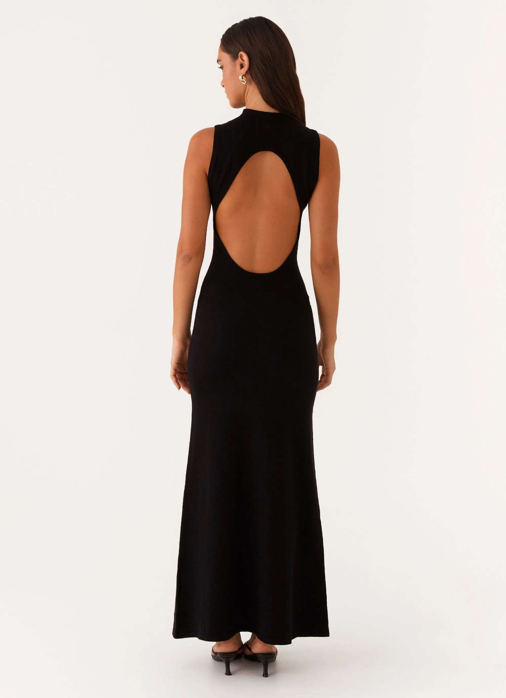 Prove It Knit Maxi Dress - Black