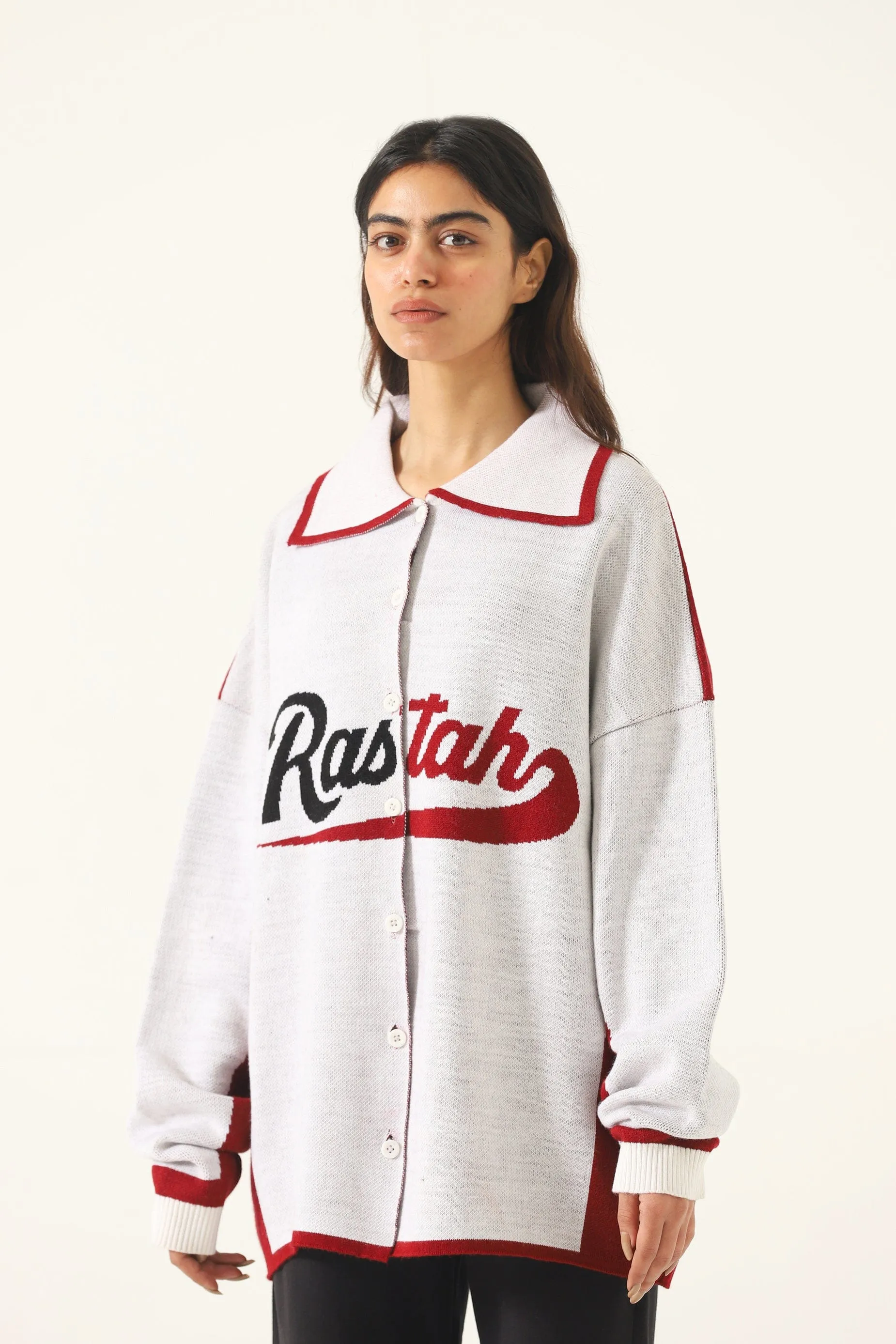 "BABE RUTH" KNIT SWEATER