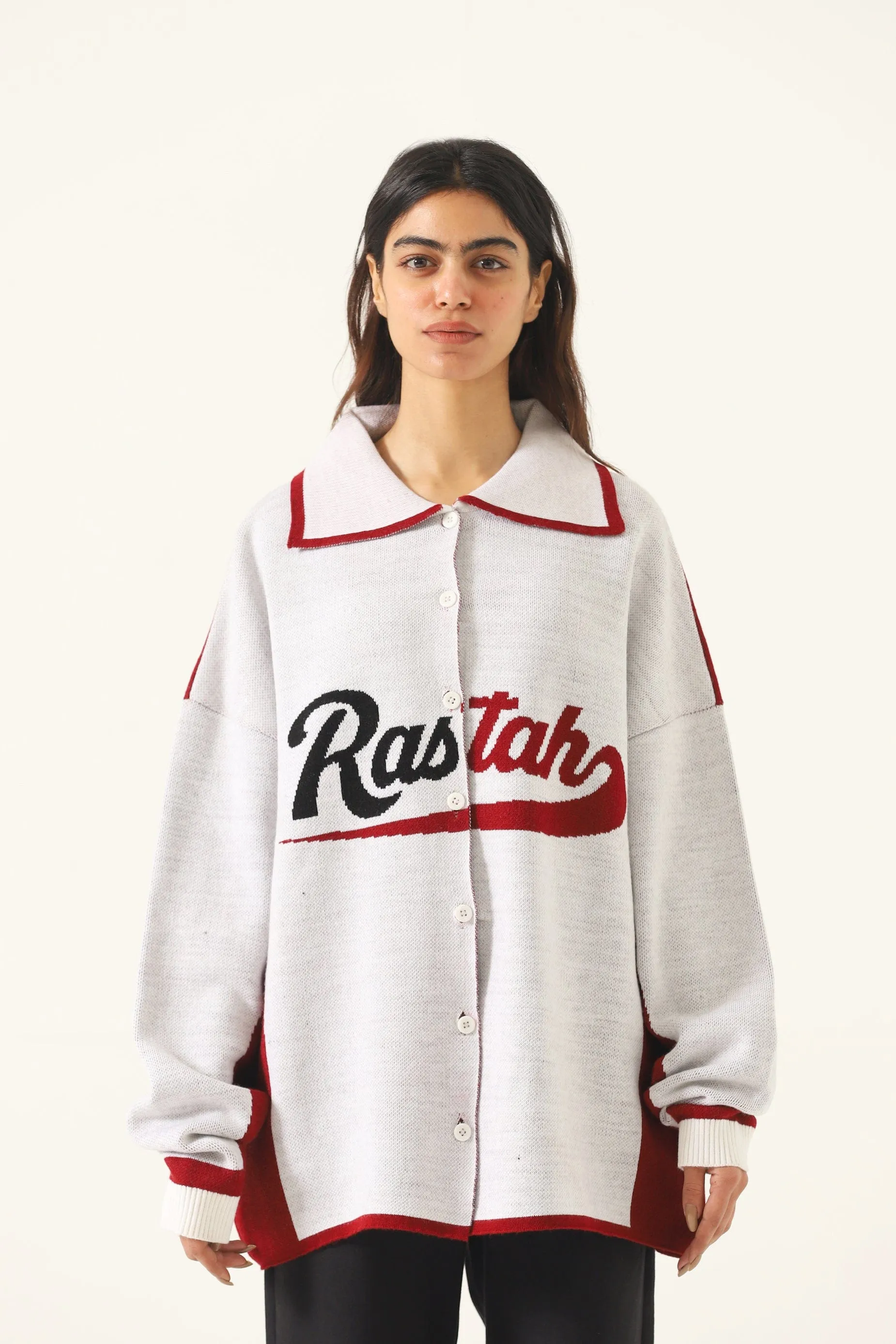 "BABE RUTH" KNIT SWEATER