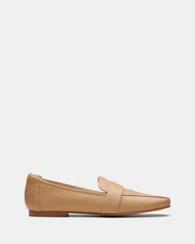 Seren Flat Camel Leather