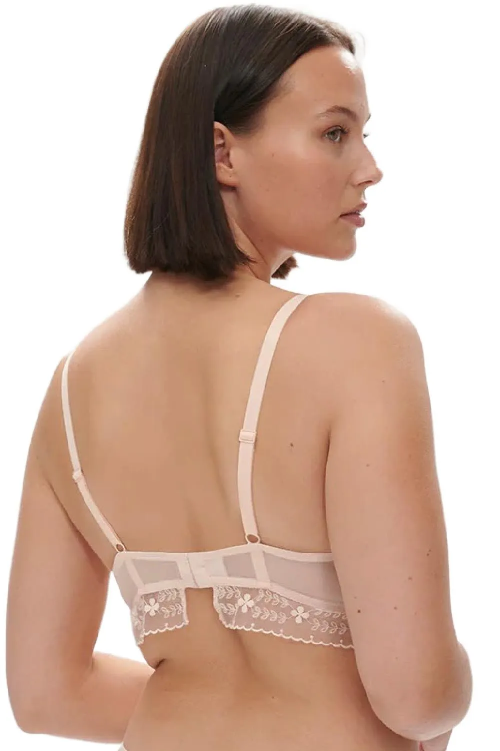 Simone Perele Marthe Half Cup Bra, Petal Powder (16Z330)