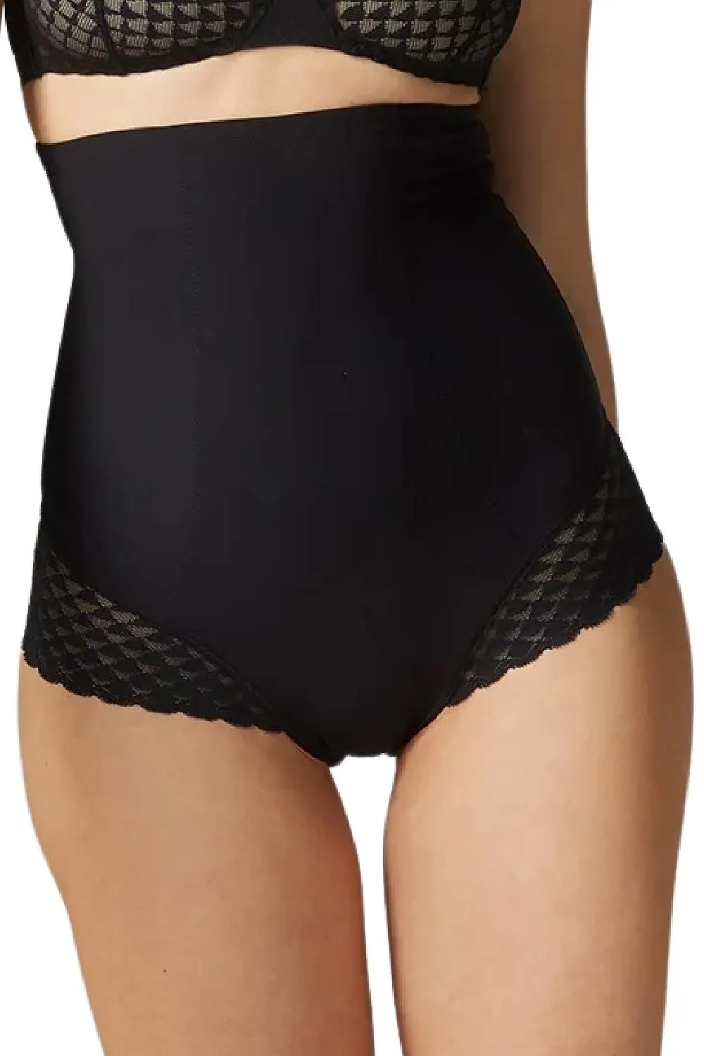 Simone Perele Subtile High Waist Shaper Brief, Black (19Y774)