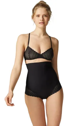 Simone Perele Subtile High Waist Shaper Brief, Black (19Y774)