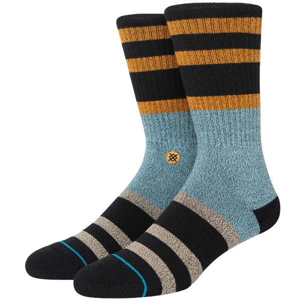 STANCE Staggered Socks Washed Black