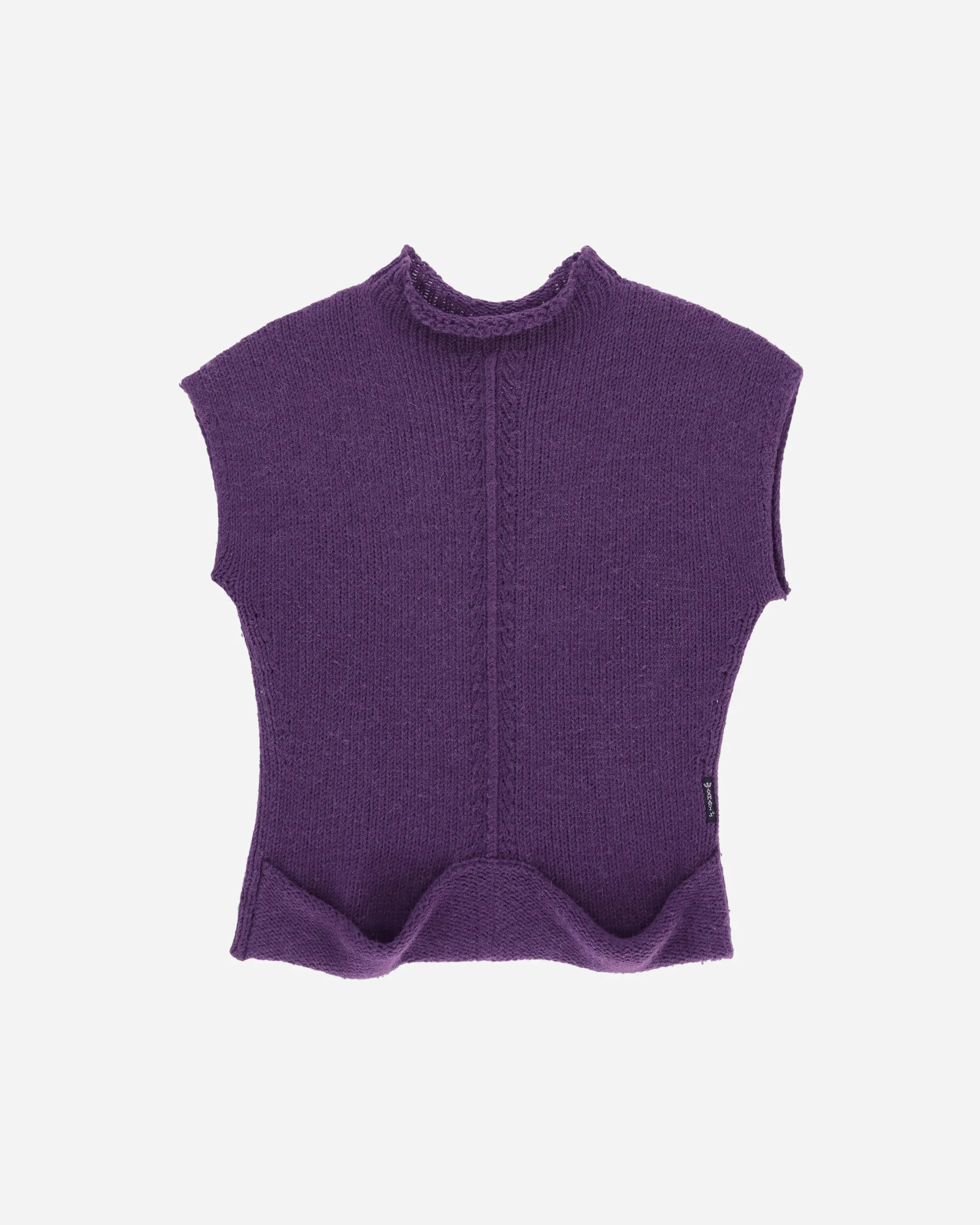 Women's Knit Vest Purple