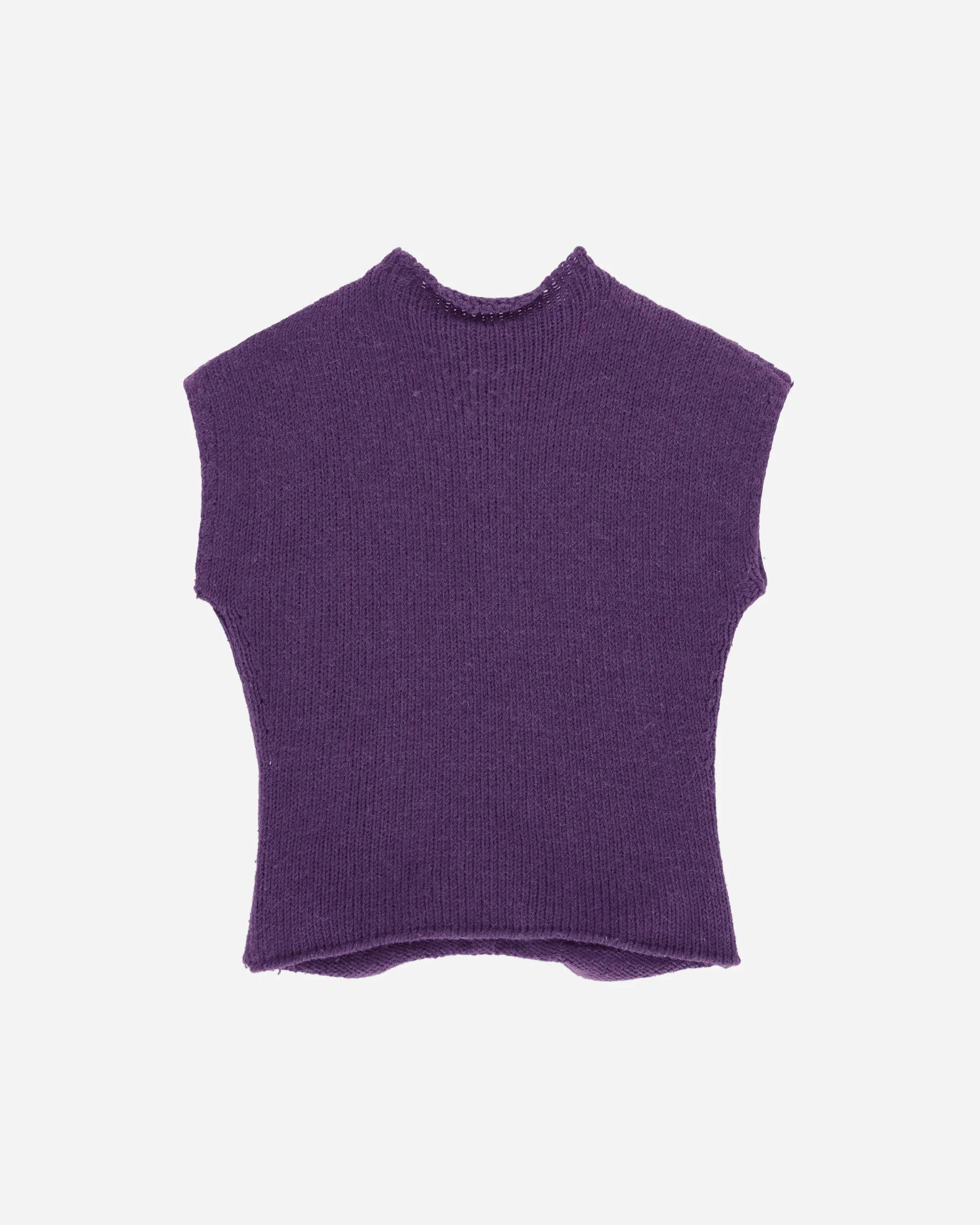 Women's Knit Vest Purple